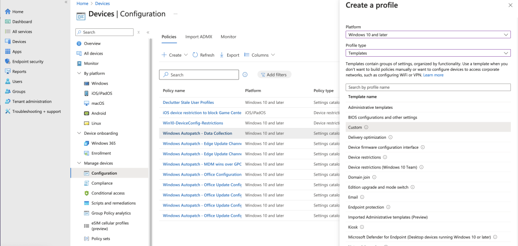 Disable Firewall and Network Protection Notifications with Microsoft Intune