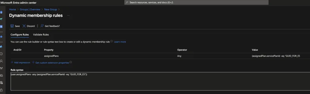 Dynamic Security Group