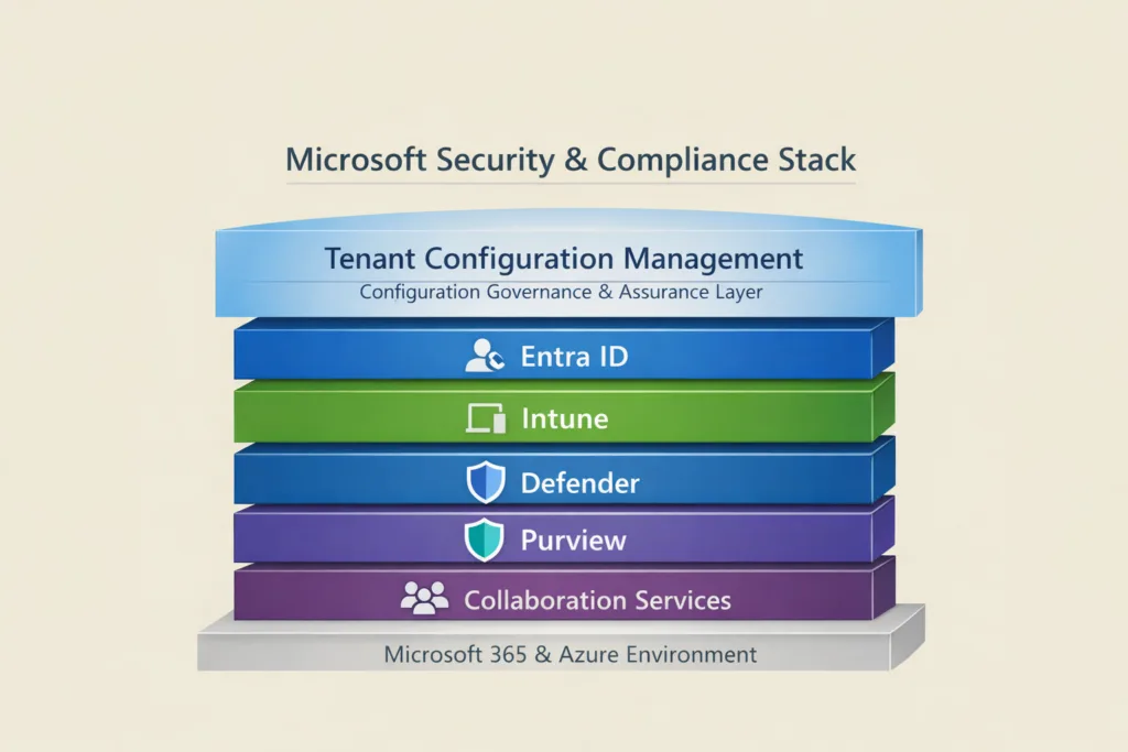 Microsoft security stack positioning